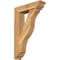 Ekena Millwork Funston Traditional Rough Sawn Bracket w/ Offset Brace, Western Red Cedar, 6"W x 22"D x 34"H BKT0604X22X34FST01RWR - alternate 1